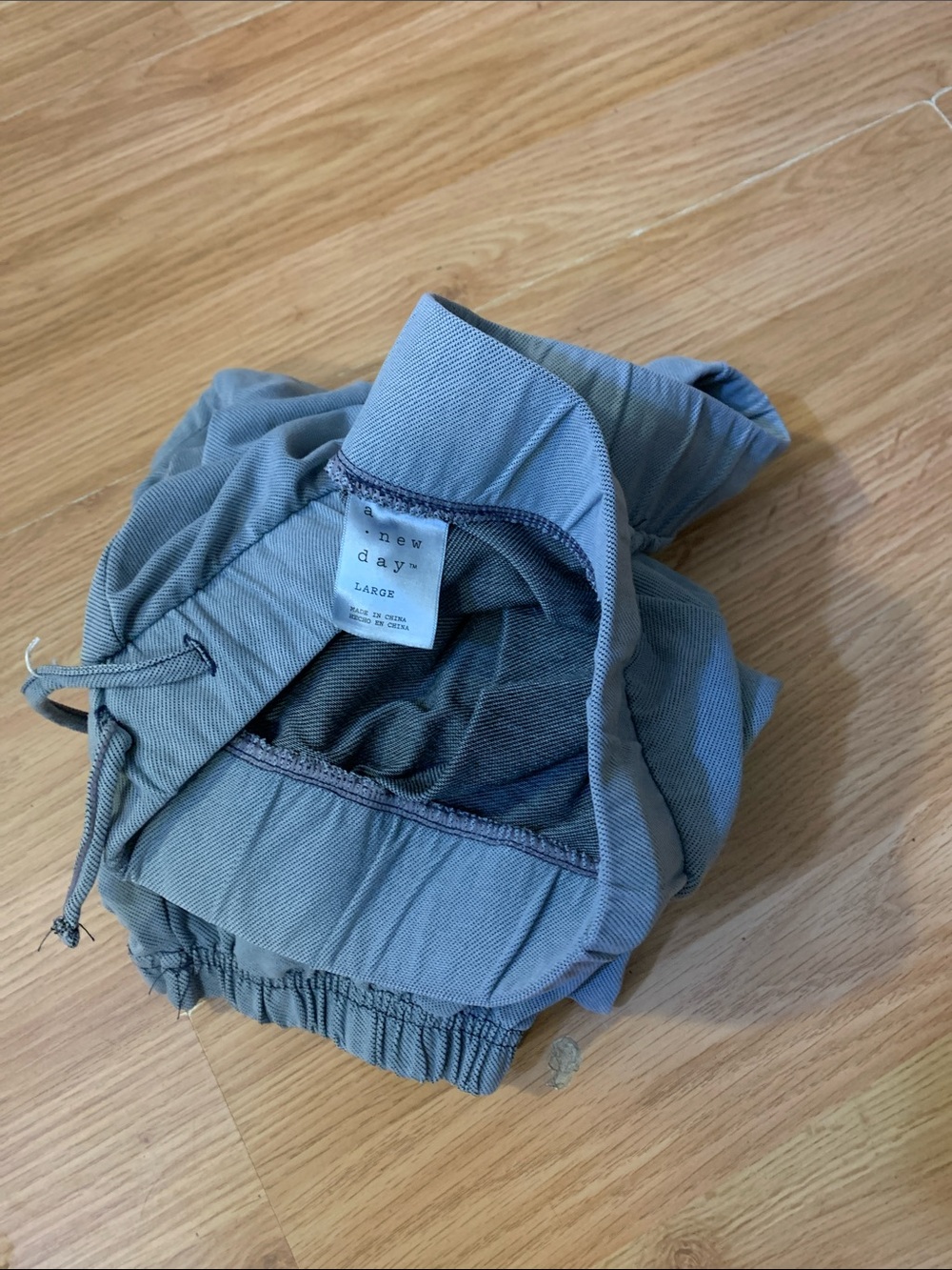 a new day Gray Track Joggers - Heather Gray